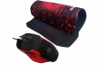 Mouse + Mousepad  Marvo  M 416 + G1BK LED ( USB )