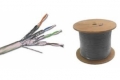 Cáp mạng  DINTEK 1107-04004CH-CAT.6 FTP, 4 pair, 23AWG, Bọc nhôm chống nhiễu từng đôi cáp, 305m/cuộn