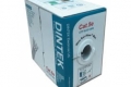 Cáp mạng  DINTEK 1101-03003-CAT.5E UTP, 4 pair, 24AWG, 305m/box,  Màu Xám