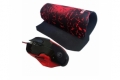 Mouse + Mousepad  Marvo  M 416 + G1BK LED ( USB )