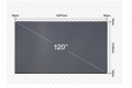 Màn chiếu Epson ELPSC36 - Màn chiếu tương phản cao 120 inch ALR