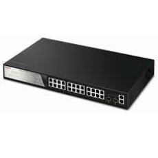  Switch DrayTek VigorSwitch P2280( 24-Port PoE L2 Managed Gigabit Switch )