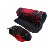 Mouse + Mousepad  Marvo  M 416 + G1BK LED ( USB )