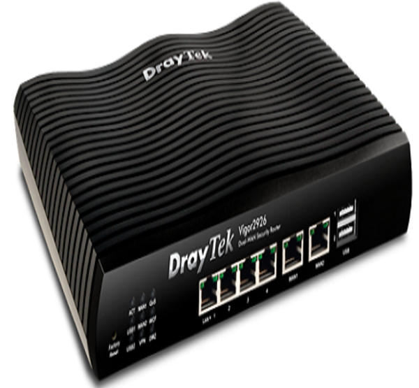 Router Draytek Vigor 2926 Dual WAN VPN Router Hỗ trợ WIFI - Marketing