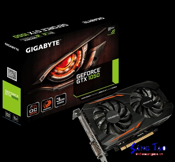 Card màn hình gigabyte GTX1050 N1050OC-3GD