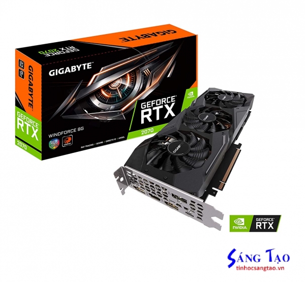 VGA GIGABYTE RTX 2070 SUPER WINDFORCE OC 8G (GV-N207SWF3OC-8GC)