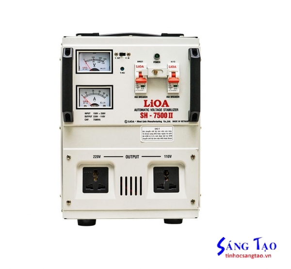 ỔN ÁP LIOA  SH-7500 II SH 7.5KVA - 1 PHA